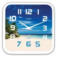Часы настенные кварцевые ENERGY модель ЕС-99 пляж