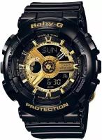 Наручные часы CASIO Baby-G BA-110-1A, желтый, черный