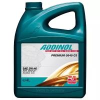 Моторное масло ADDINOL Premium 0540 C3 SAE 5W-40 4 л