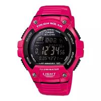 Наручные часы CASIO Collection W-S220C-4B, розовый, черный