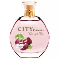 Туалетная вода женская City Flowers Cherry Kiss, 50 мл