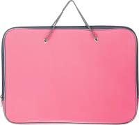 Attache Папка-портфель на молнии с ручками А4 нейлон, розовый