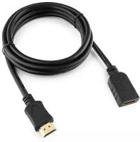 Удлинитель кабеля HDMI Cablexpert CC-HDMI4X-6, 1,8 м, v2.0, 19M/19F, позолоченные разъемы, экран, черный