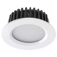 Встраиваемый светильник Novotech Drum 357907, LED, 10Вт, кол-во ламп:1шт., Белый