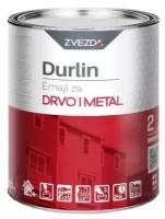 ZVEZDA Durlin эмаль по дереву и металлу (серебряная, RAL 9006, 0,2л)