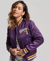 парка Superdry VARSITY BOMBER, размер 14, фиолетовый