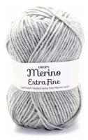 Пряжа DROPS Merino Extra Fine, цвет Light grey/св.серый, 3 мотка