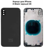 Корпус для iPhone X Black CE