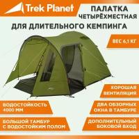 Палатка Trek Planet Tampa 4 зеленый