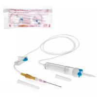 SFM, Трансфузионная система 18G для переливания крови с пластиковой иглой, 1,2х40 мм, 25 шт/уп