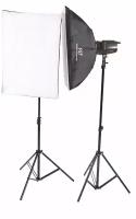 Импульсный свет комплект FST E-250 Softbox KIT