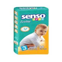 Подгузники «Senso baby» Ecoline Midi (4-9 кг), 44 шт