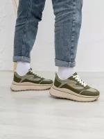 Кроссовки женские LONZA footwear кожаные зеленые 36 размер