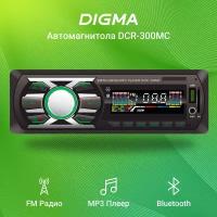 Автомагнитола Digma DCR-300MC 1DIN 4x45Вт Bluetooth