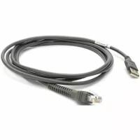 Интерфейсный кабель Zebra CBA-U21-S07ZBR CABLE - SHIELDED USB: SERIES A CONNECTOR, 7FT. (2.1M), STRAIGHT