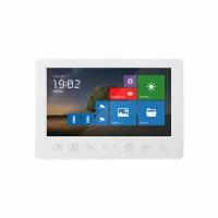 Full HD видеодомофон для дома, офиса, квартиры Novihome WHITE SURFACE 7 FHD. Запись фото и видео, совместим с подъездным домофоном