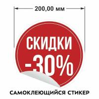 Информационные наклейки для торгового зала 