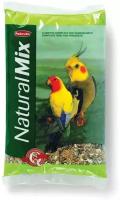 Padovan Natural Mix Parroccetti для средних попугаев основной Злаковое ассорти