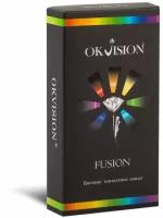 Цветные линзы OKVision Fusion (2 линзы) 8.6 -4 Green 2 (Зеленый)