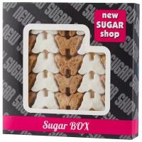 Сахар New SUGAR shop фигурный Sugar BOX Бабочки сахарные тростниковые и белые
