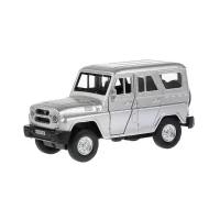 Внедорожник технопарк UAZ Hunter 1:132, 12 см, серебристый