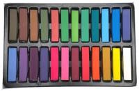 Мелки для волос Hair chalk Разноцветные, 24 цвета Для мгновенного окрашивания