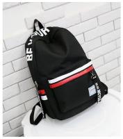 Рюкзак (черный) Just for fun мужской городской школьный спортивный подростковый / сумка