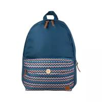 Рюкзак универсальный Brauberg сити-формат, синий, карман с пуговицей, 20 литров, 40*28*12 cм (225352)