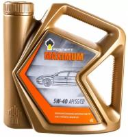 Полусинтетическое моторное масло Роснефть Maximum 5W-40 SG/CD, 4 л