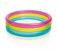 Детский бассейн Intex Rainbow Three Ring 57104, 86х25 см