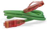 Патч-корд Hyperline U/UTP, сетевой кабель Ethernet Lan для интернета, категория 5е, витой, 100% Fluke, LSZH, 3 м, зеленый