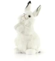 Реалистичная мягкая игрушка Hansa Creation, 3313 Белый кролик, 32 см