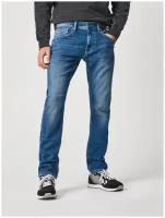 брюки (джинсы) для мужчин, Pepe Jeans London, модель: PM206328DN04, цвет: темно-синий, размер: 33/34
