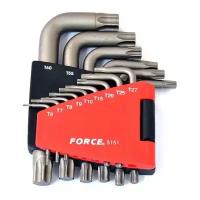 Набор ключей Г-образных TORX Т6-Т60 15пр FORCE 5151 FORCE 5151