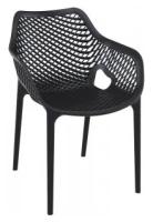 Кресло садовое пластиковое Air XL, Siesta Contract, черное