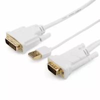 Кабель адаптер DVI D - VGA 1.8 m ATCOM с активным чипом