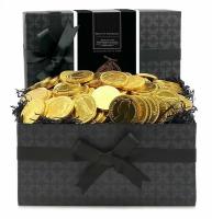 Шоколадные монеты Chocolate Trading CO Подарочная корзинка 
