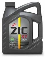 Синтетическое моторное масло ZIC X7 DIESEL 5W-30, 6 л