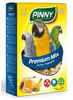 PINNY Premium Menu полнорационный корм для средних, крупных попугаев Фрукты, бисквиты и витамины, 700 г
