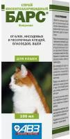 АВЗ спрей от блох и клещей Барс инсектоакарицидный для кошек и котят 1 шт. в уп., 1 уп