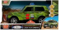 Машина LADA 4x4 Urban камуфляж, 19,5см, инерционный, световые и звуковые эффекты, 1 шт