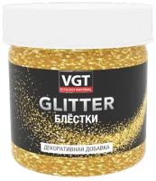 Декоративная добавка (блестки) VGT Glitter, 0,05 кг, золото