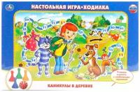 Умные игры Настольная игра-ходилка Каникулы в деревне Простоквашино
