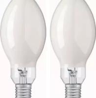 Газоразрядная ртутная лампа ДРЛ 125Вт E27 (комплект из 2 шт.)
