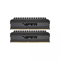 Оперативная память Patriot Memory VIPER 4 BLACKOUT 16 ГБ (8 ГБ x 2 шт.) DDR4 4400 МГц DIMM CL9 PVB416G440C8K