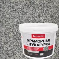 Декоративное покрытие Bayramix Мраморная штукатурка K с блеском натурального камня, 1.5 мм, ever green, 15 кг