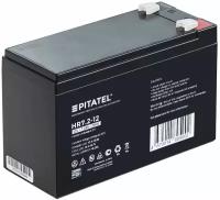 Аккумуляторная батарея Pitatel HR7.2-12 для ИБП, детского электромобиля, мотоцикла, опрыскивателя, эхолота, AGM VRLA 12V 7.2Ah