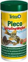 Корм Tetra Pleco Spirulina Wafers 250 мл, пластинки для травоядных донных рыб, со спирулиной