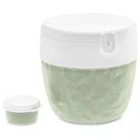 Koziol Ланч-бокс Club Bento Organic, 14.2x13.5 см, organic Green