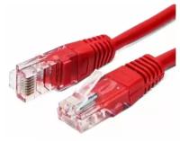 Патч-корд U/UTP 5e кат. 10м Filum FL-U5-10M-R, кабель для интернета, 26AWG(7x0.16 мм), омедненный алюминий (CCA), PVC, красный